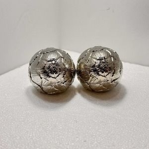 Godinger Silver Art Co Ltd Artichoke Salt And Pepper Shakers￼ New No Box